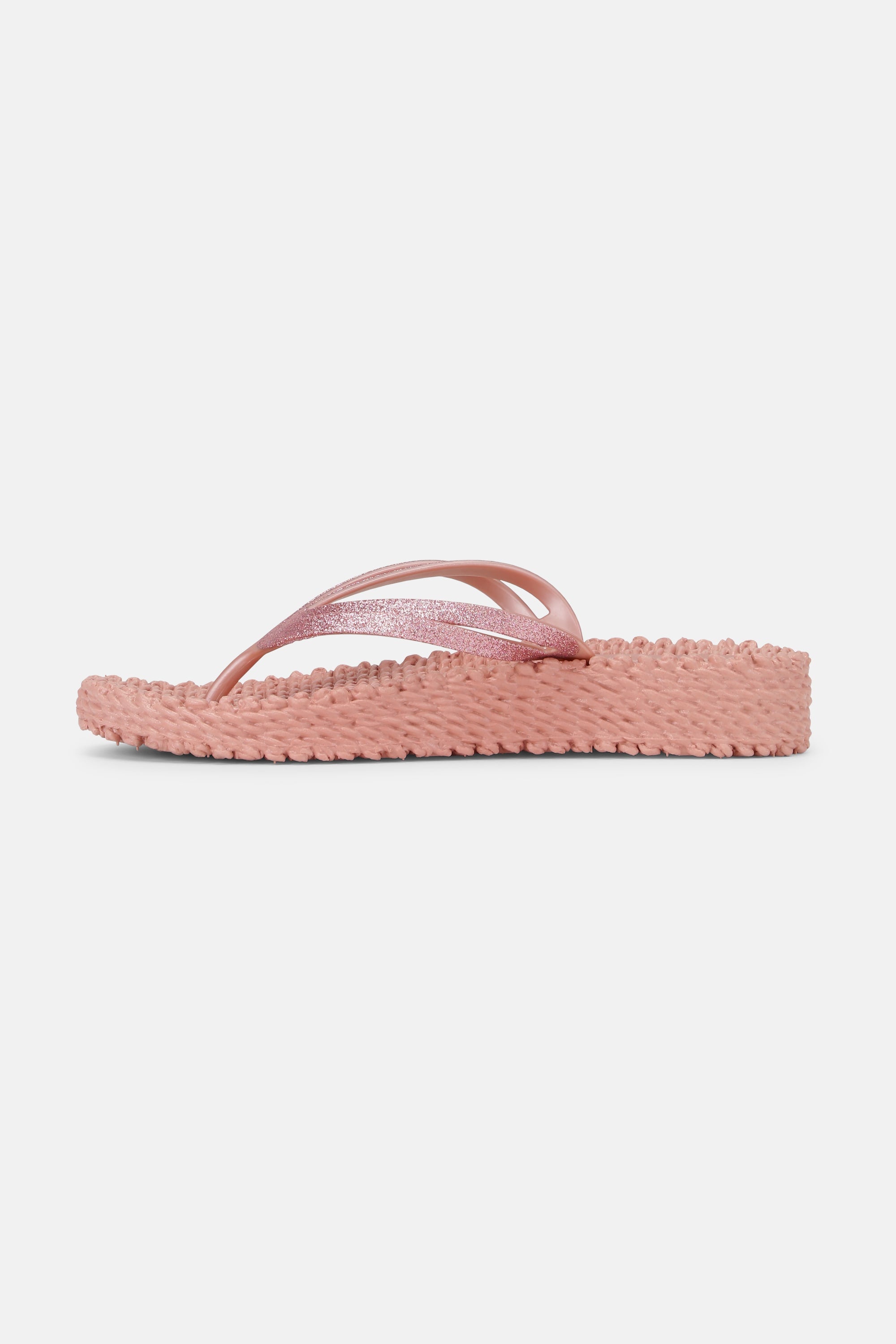 Plateau Flip-Flops Glitter - Misty Rose